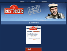 Tablet Screenshot of die-rostocker.com